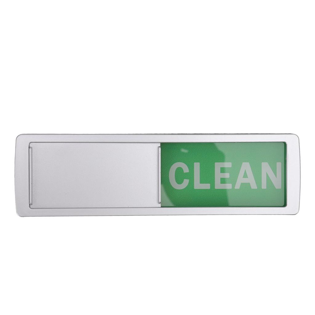 Dishwasher Magnet Easy To Read Clean Dirty Sign Indicator for Dishwasher With Double Sided Adhesive Tape Silver (Red