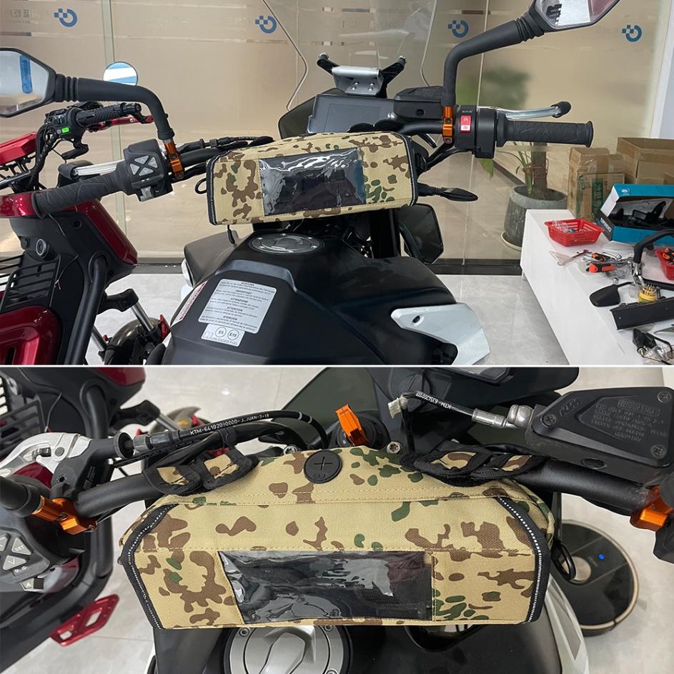 Motorcycle Handlebar Bag Waterproof Bag Travel GPS Phone Bag Storage Bag For BMW K1200R SPORT K1200S K1300S K1600GT G310R
