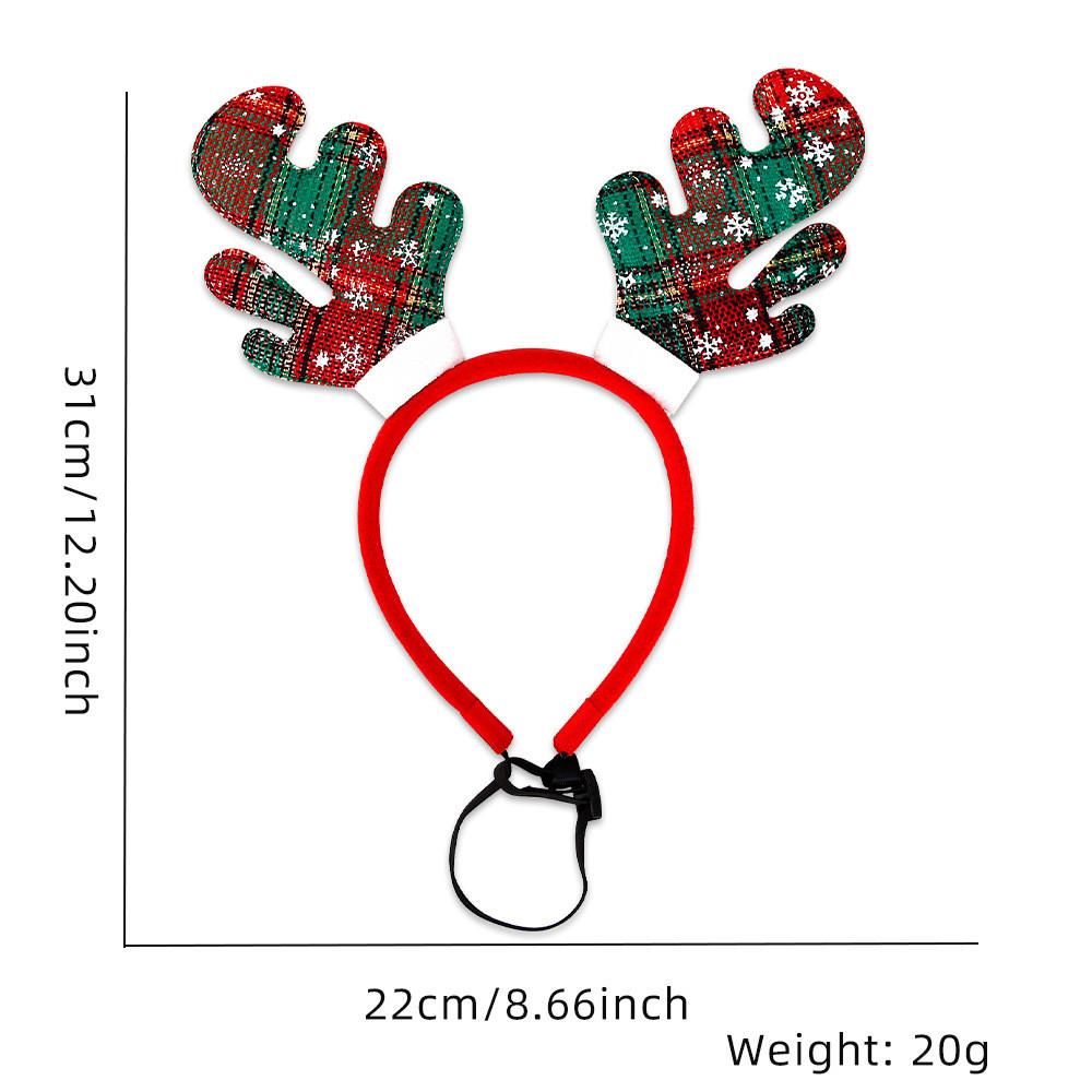 Чарівна різдвяна колекція пов'язок на голову для домашніх тварин з яскравими святковими кольорами для собак