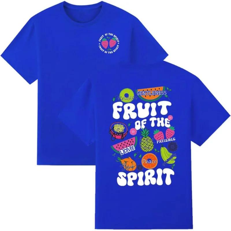 Summer 100% cotton T-shirt men and women with the same fruit print must be comfortable to put on do not want to take off