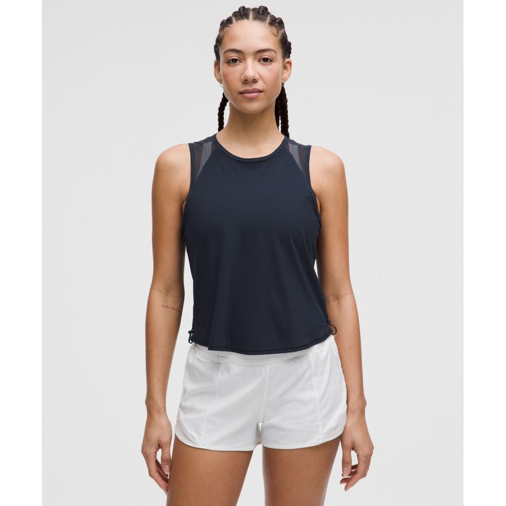 

Lululemon Укороченный топ-топ Sculpt Cinch True Navy