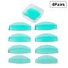 4Pairs Self-Adhesive Eyelash Lifting Kit Silicone Lamination Pad Reusable Lash Perm Rods 3D Eyelash Curler Accessories