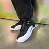 Air Jordan 12 Retro GS Playoff 2022 Kids Sneakers Black Varisty-Red White 153265-006