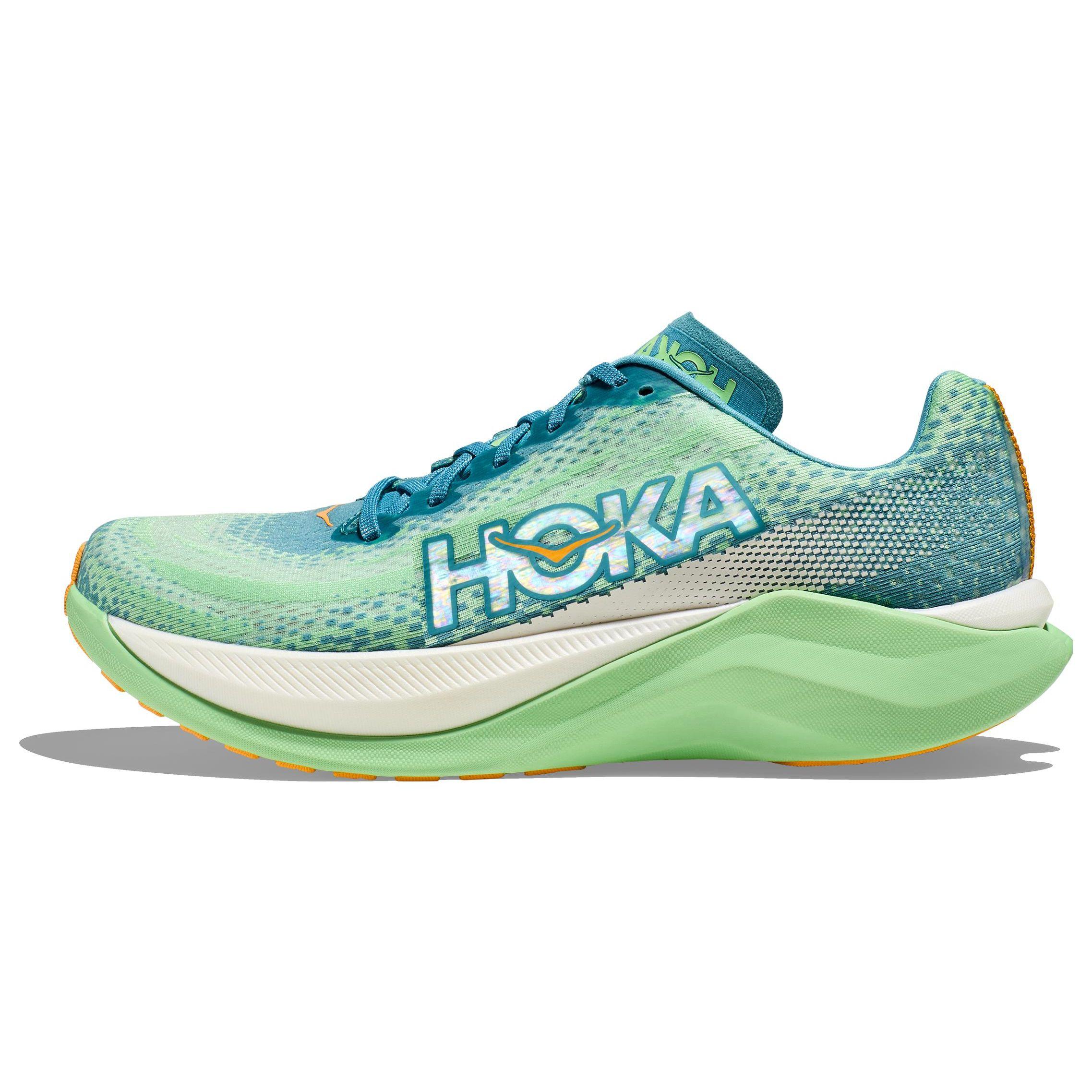 

HOKA Mach X Ocean Mist Мужские кроссовки Blue Lime-Glow 1141450-OMLG 40