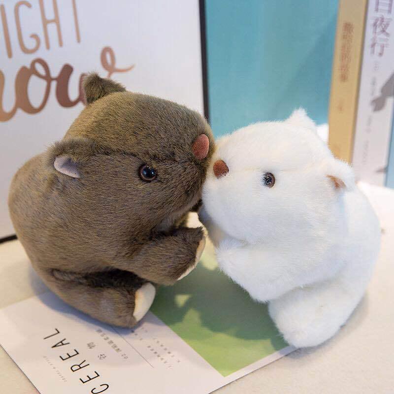 Creative new simulated hamster plush toy doll cute little hamster doll for children gifts
