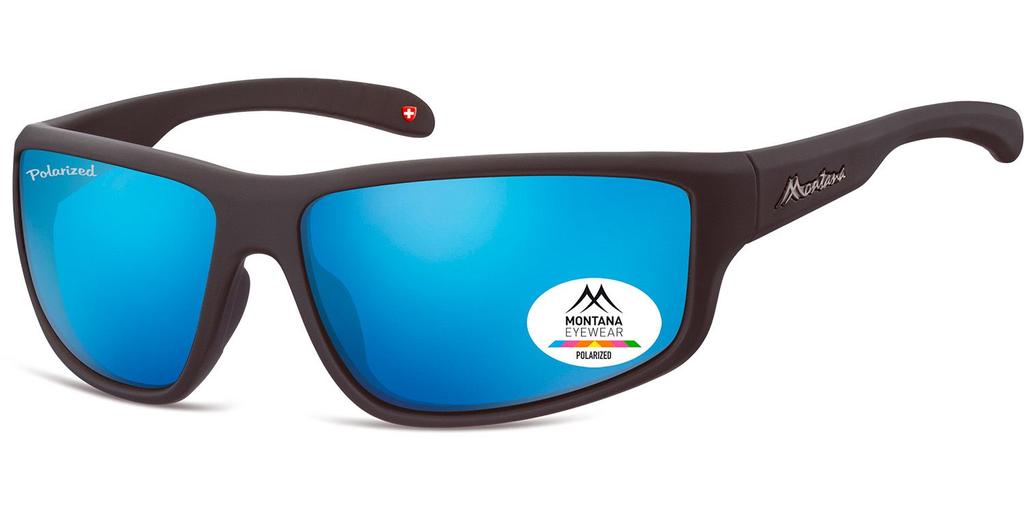 Montana Occhiali da sole sportivi polarizzati con lenti a specchio blu SP313C