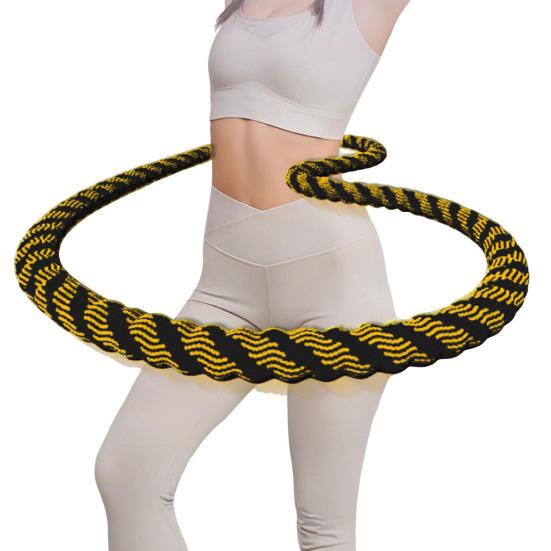Soft Spring Fitness Hoop for Adults Waist-friendly Design Portable Slimming Exercise Equipment Silent Full-Body Training