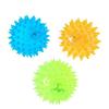 Bouncing Light-Up Ball Spiky Rubber Sensory Toy with Flashing Colors Cat Dog Chewing Toy Teeth Cleaning Thorn Balls