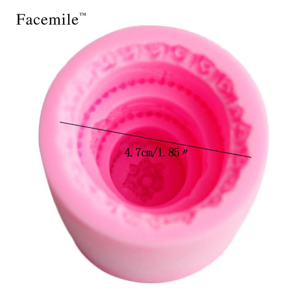 Pudding Fondant Cake Decorative Silicone  Mold Soap Making Tool