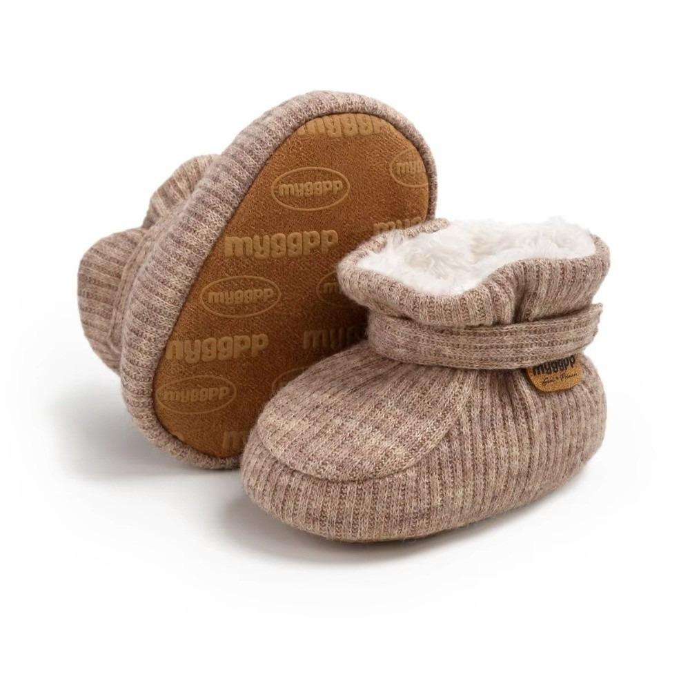 0-18M Infant Walking Shoes with Gripper Non Slip Boots Durable Warm Baby Shoes