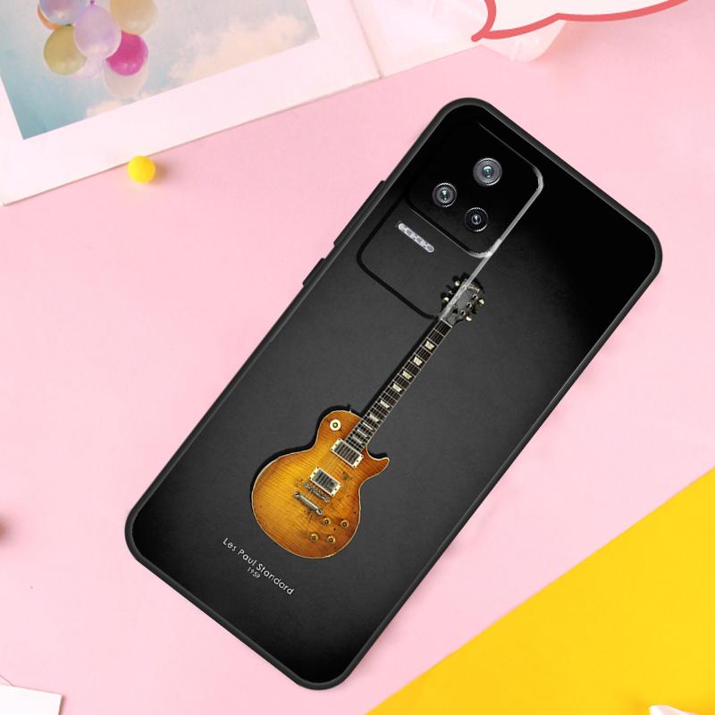 Vintage Music Guitars Case For POCO X6 M6 Pro X3 X5 F3 F5 M5s Xiaomi 14 13 Ultra 12 Lite 11T 12T 13T Pro Cover
