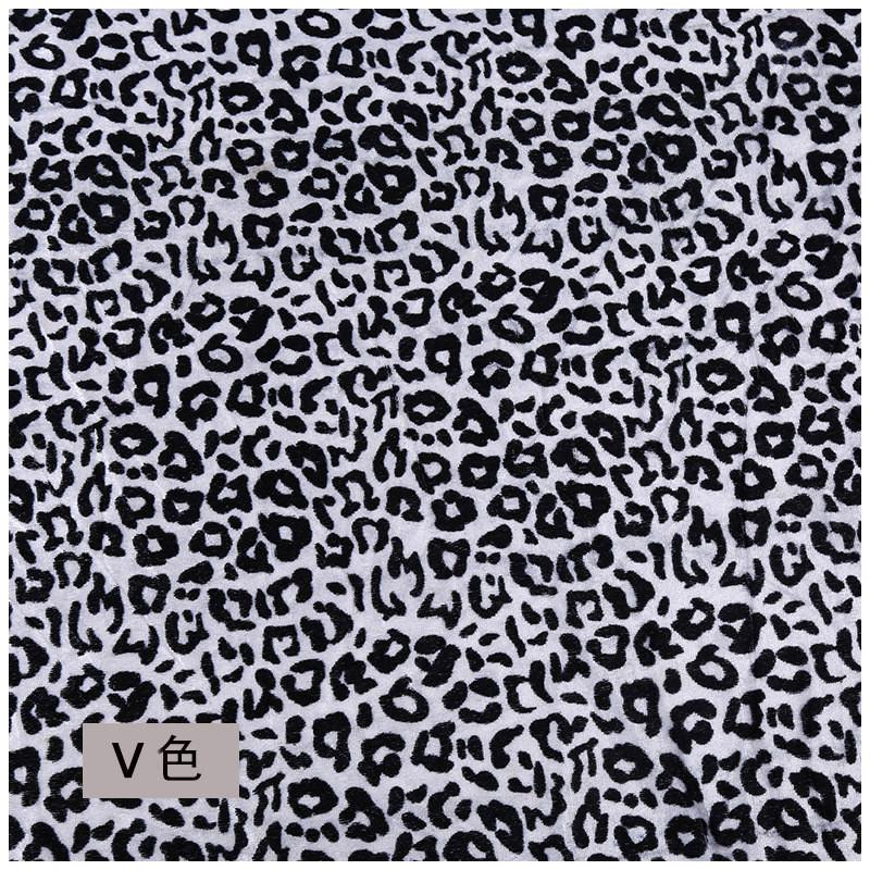Velvet Animal Print Fabric Tiger Leopard zebra Fabric for Sofa Toy Cloth Caveman Costume Cloth