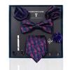 High-End Wedding Groom Tie Pocket Towel Corsage Gift Box Set Men'S Tie