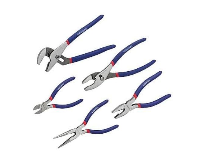 

Плоскогубцы WORKPRO идеально подходят для DIY, изготовлены из кованой стали WP201017 набор из 5 штук, работа, сталь,