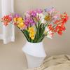 Realistic Artificial Freesia Flowers 2 Fork Simulation Whelan Flower  Wedding Party Decor