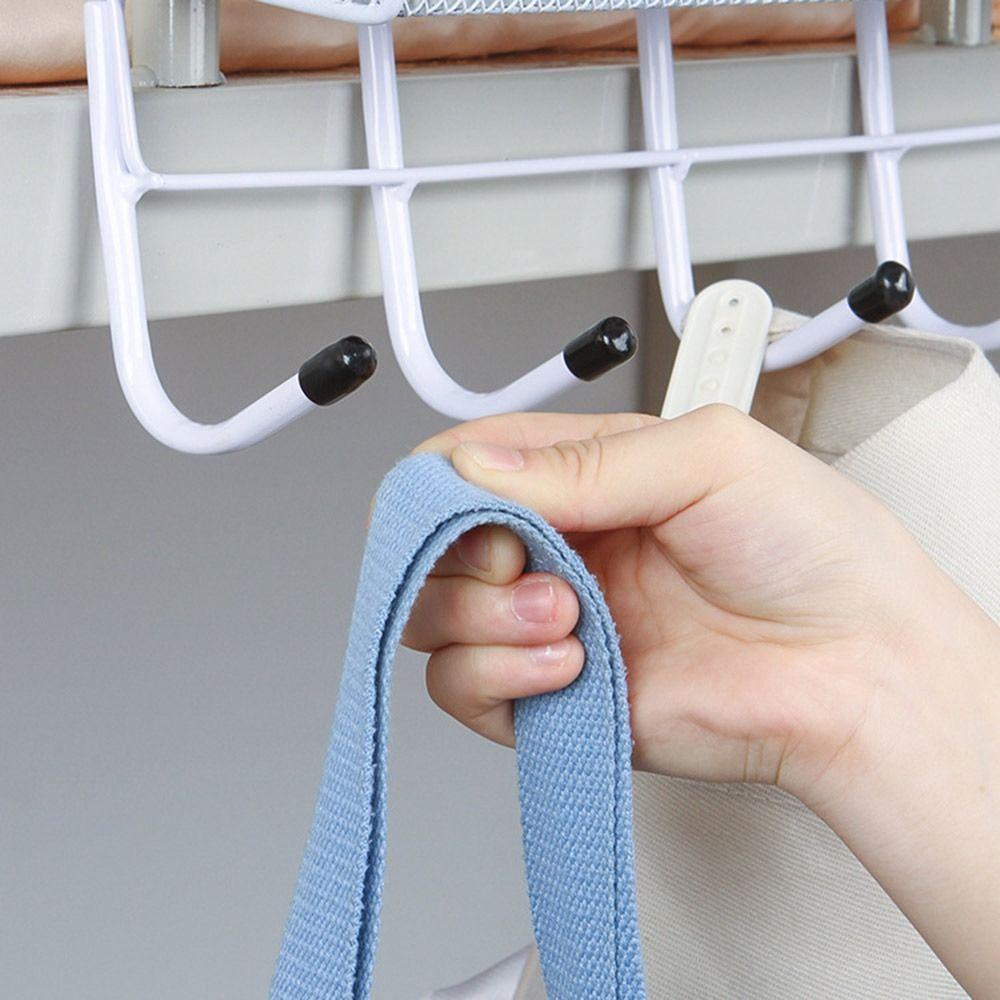 with Hook Bedside Hanging Basket Large Capacity Bedside Rack Durable Storage Basket