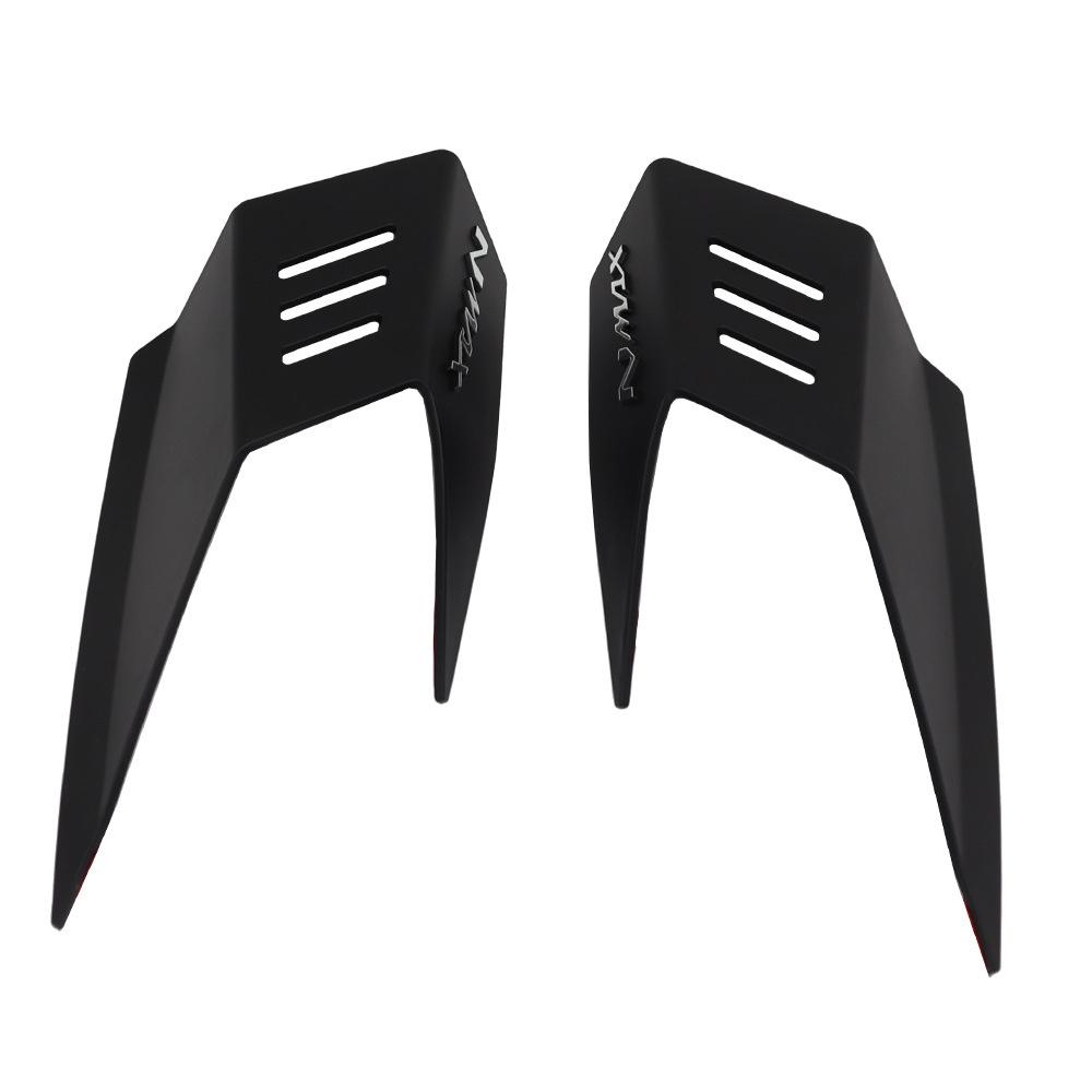 2Pcs Black Motorcycle Fairing Wing Side Spoiler Cover For Yamaha Nmax 2024-2025