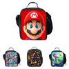 Super Mario Kids Insulated Lunch Bag Durable Oxford School Travel Picnic Bag