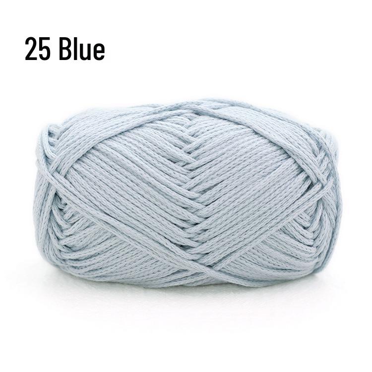 Xue Feier Suxin 2mm Round Hollow Pure Cotton Crochet Yarn for DIY Knitting