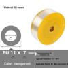 Transparent High-Pressure Pneumatic Air Hose: 8x4.5, 6x3.7, 9x6, 12x9 Sizes