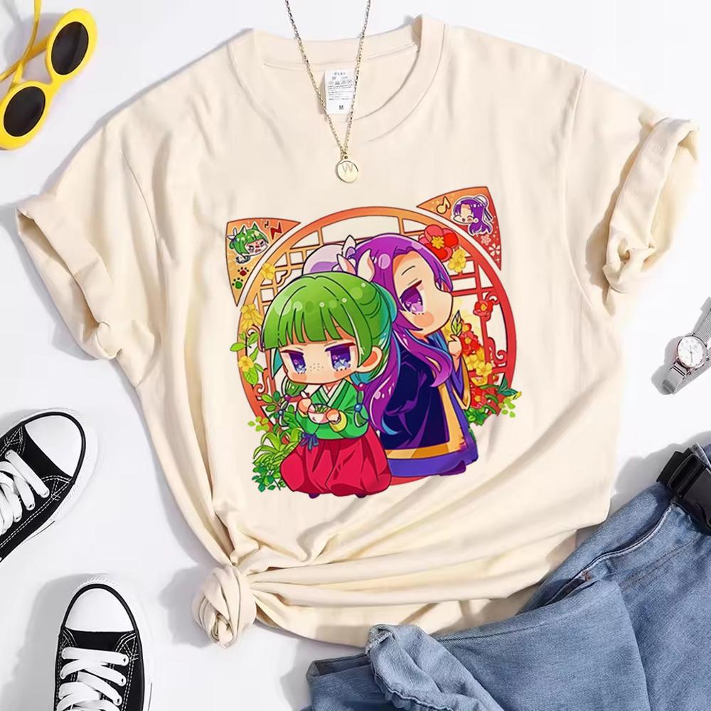 Apothecary Diaries top tees feUnisex anime harajuku  Comfortable Punk t shirt Classic hip hop Retro Women aesthetic streetwear