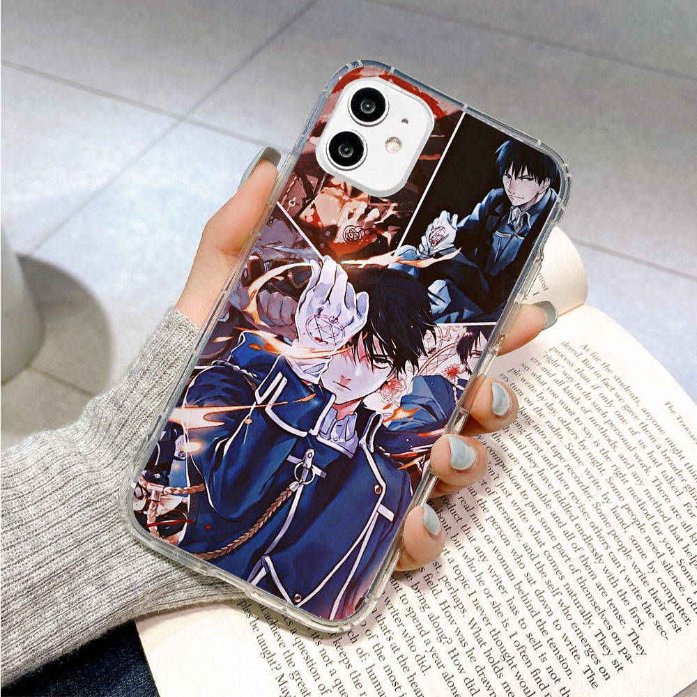 

Чехол для Samsung A04 A14 A23 A34 A54 M23 M33 M52 M53 Realme 10 9 C30S C35 C55 VIVO Y02S Y21 Y51 X80 Pro Прозрачный чехол WI91 Fullmetal Alchemist Infinix Note 30 Pro олений