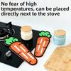 Drain Spatula Storage Mat Carrot Countertop Drain Pad New Pot Lid Mat