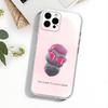 Funny B-Bibble Meme Phone Case For  iPhone 17,16,15,14,13,12,11 Pro,Max,Plus,X,XS,XR,SE4,E Mini Clear Cover