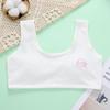 Girls' Pure Cotton Tank Top & Bra Set for Ages 9-13