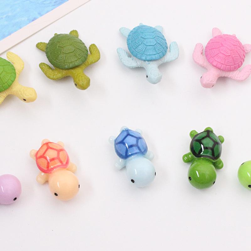 Magneti per Frigorifero Tartaruga 3D Dipinti a Mano - Adesivi Decorativi Animali Colorati