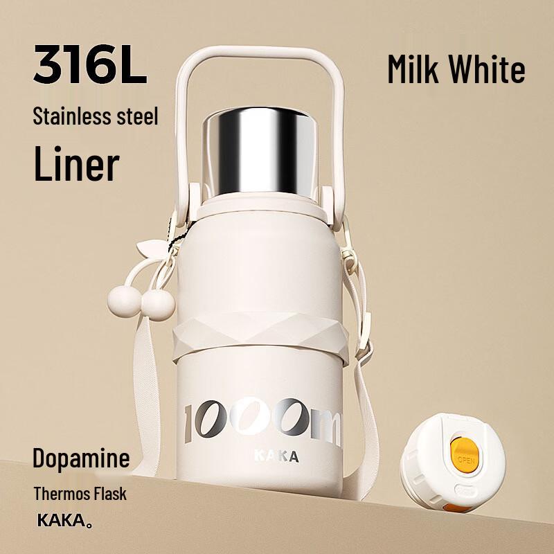 Shangkir Stainless Steel Dual-Drink Sport Water Bottle