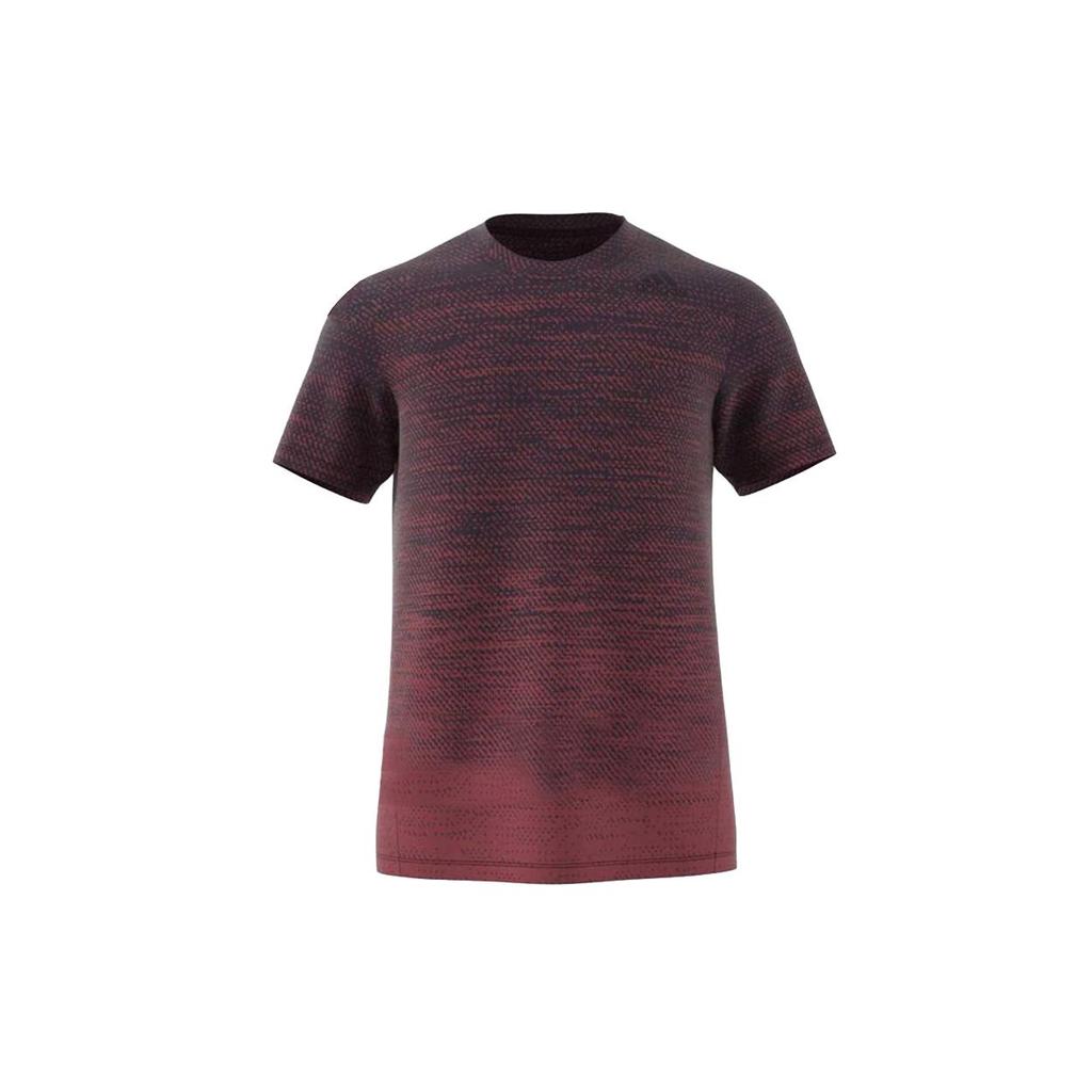 adidas T Shirts Men's Red Crew Neck Moderate Straight Fit GC8411