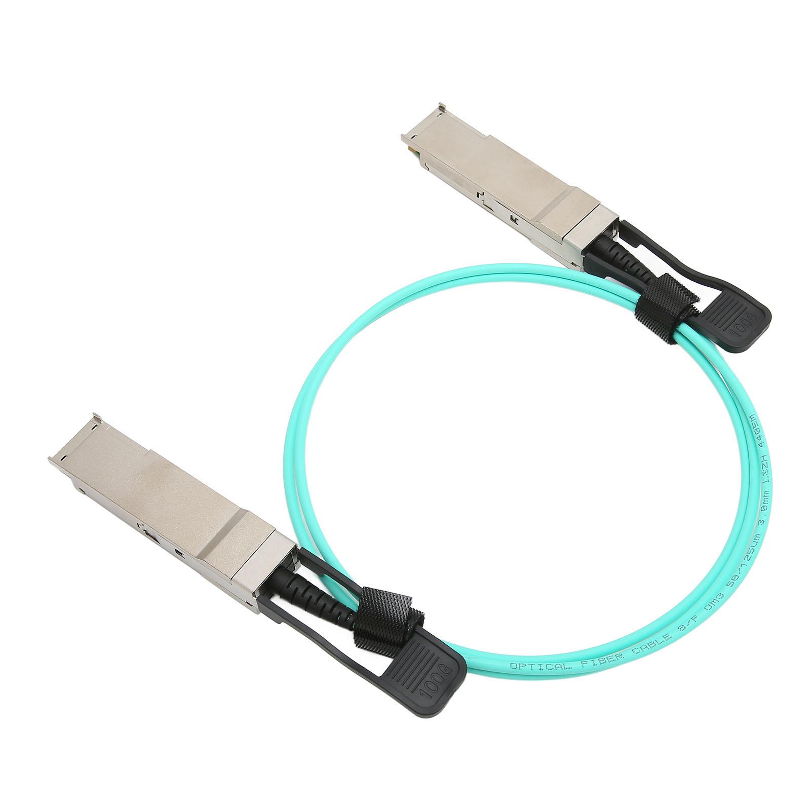 

100G AOC Optical Cable 1 Meter Transmission Distance QSFP28 to QSFP28 100G High Speed QSFP Active