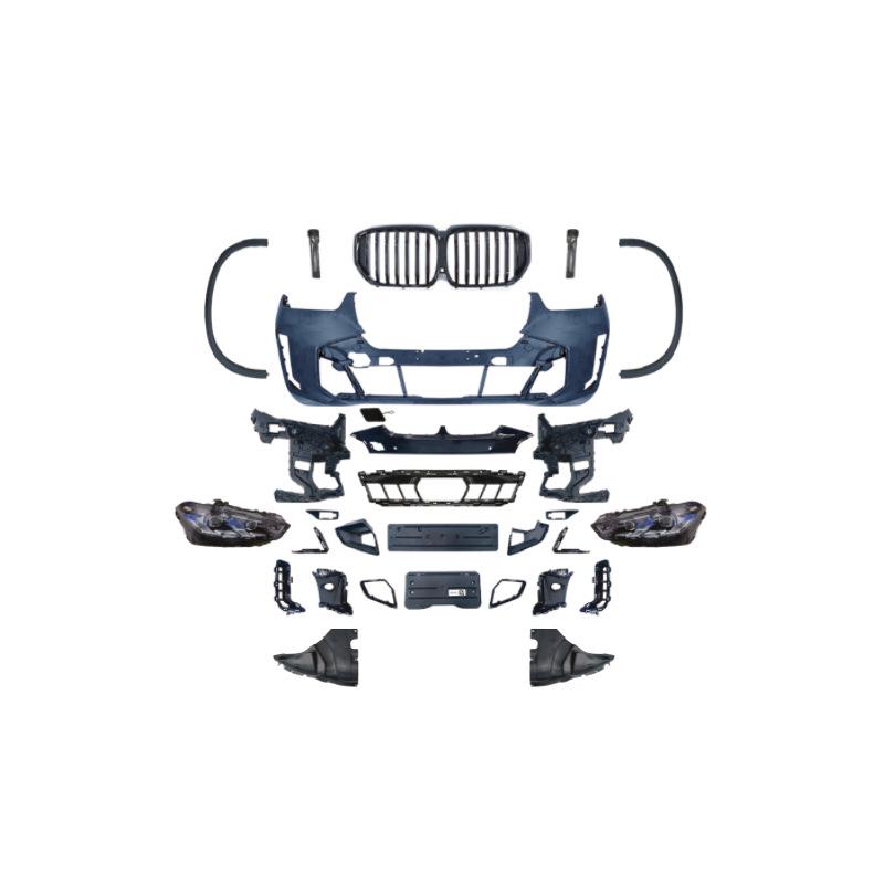 Compatible BMW X5 MT Body Kit Bumper G05 G18 (2019-2022) Upgrade for 2023+ Sport Models.