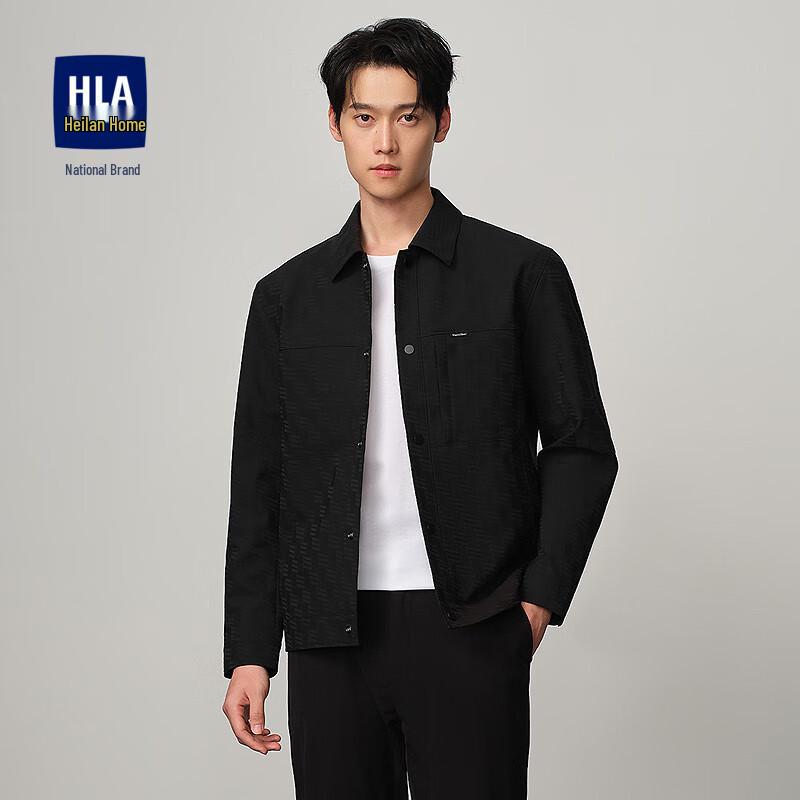

Men s HLA Jacquard Lapel Casual Jacket