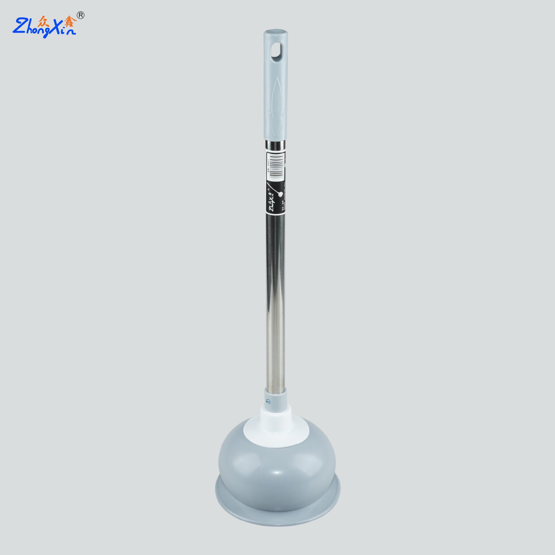 Zhongxin Toilet Unclogger: Bathroom Plunger Tool for Drains and Sewers светло-серый