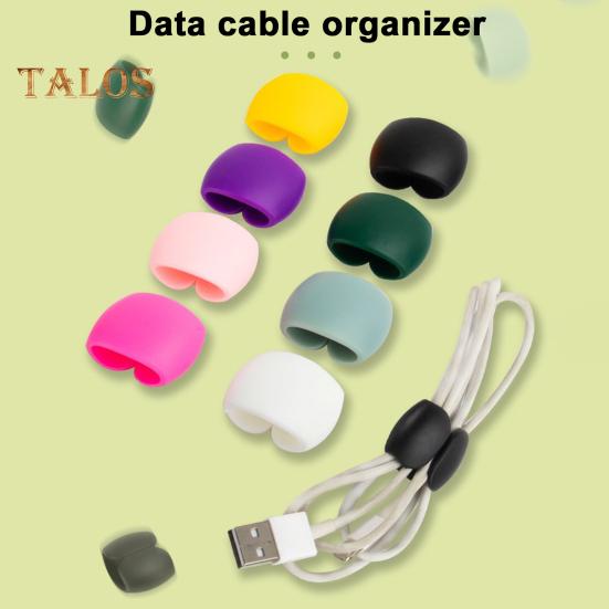 10/20Pcs Cable Organizer Clip Earphone Charging Date Power Cord Management Storage Buckle Portable Travel Home Desk Wire Holder Keeper