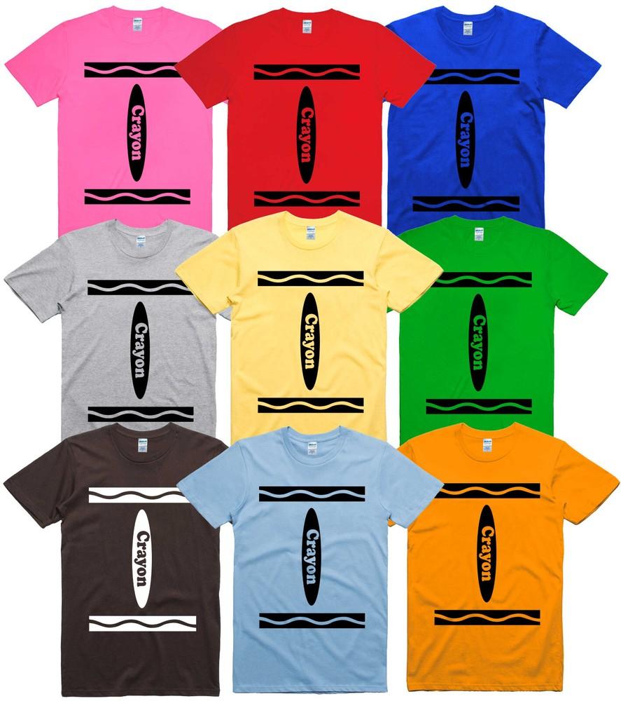 World Book Day Costume Crayon Child Size T Shirt Unisex T-Shirt XXXXL