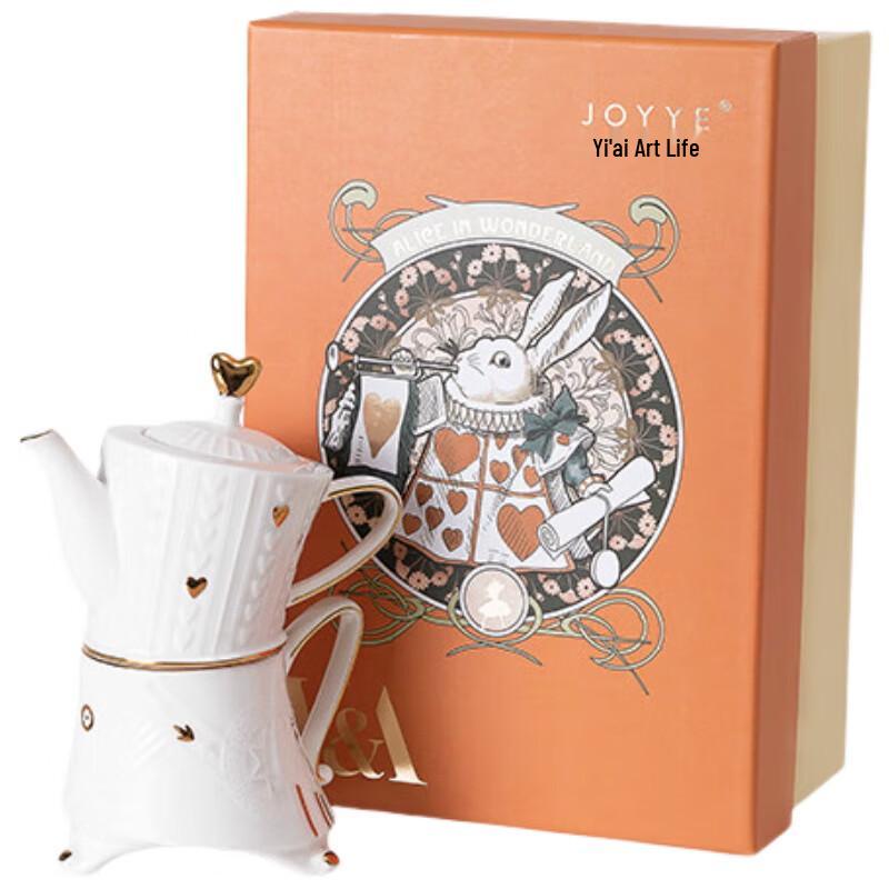 JOYYE Alice In Wonderland Queen of Hearts Ceramic Tea Set