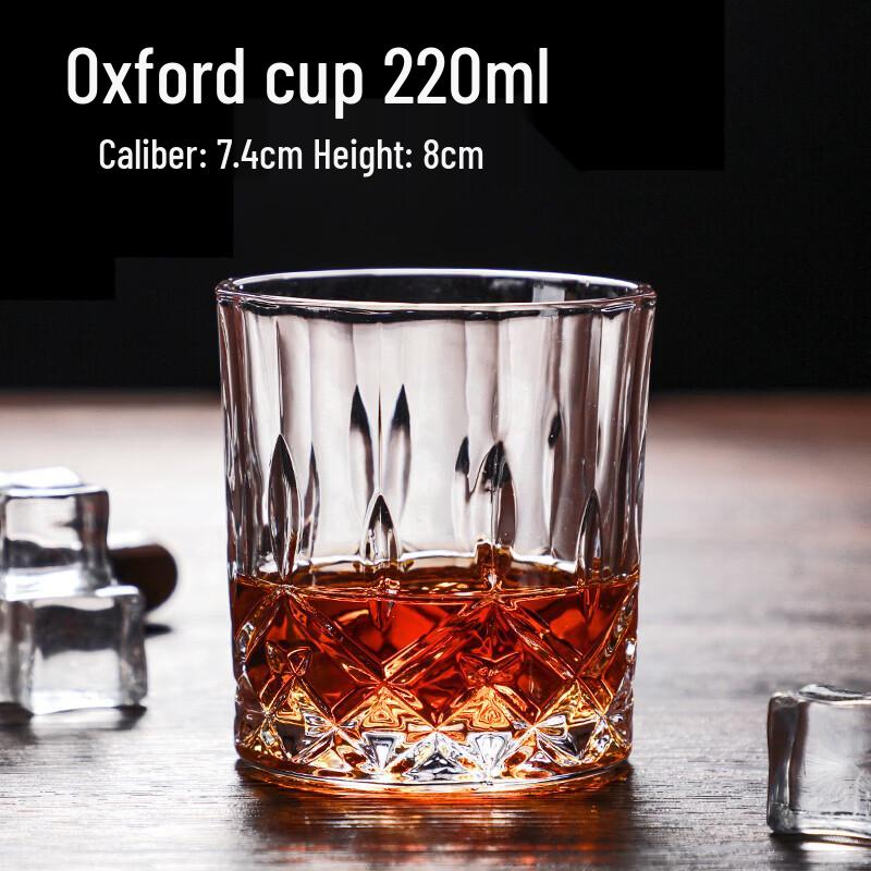 ZISIZ Octagonal Tempered Glass Cup
