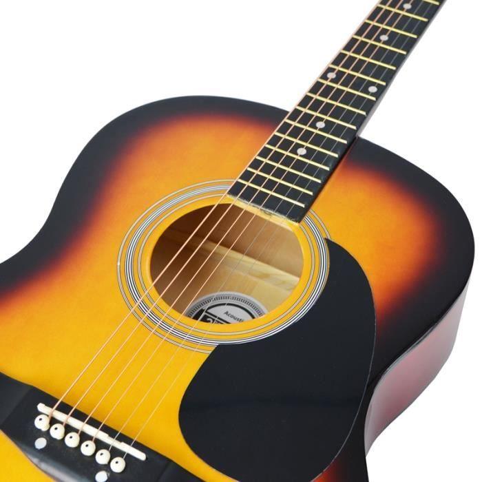 Guitare acoustique - 3rd avenue - sunburst - pack premium - son clair - adapté aux débutants
