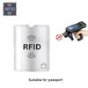 Hliníkový držák na karty s ochranou proti RFID - Kovové pouzdro blokující NFC pro ID a bankovní/kreditní karty