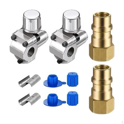 Piercing Valve Kit Tap Converts Fit 7/16 Inch Low Side Port System Retrofit R12