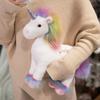 Niedliches buntes Einhorn Plüschtier Cartoon Stofftier Rosa Blau Plüschpuppe Heimdeko Geschenke für Mädchen