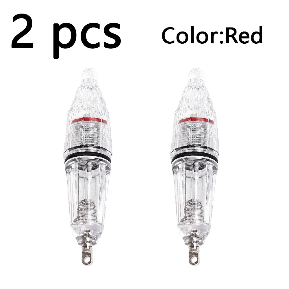 2 piezas Usando pilas AA Luz LED de bajo consumo para señuelo de pesca, luz para jaula de camarones de pesca en barco, luz para pesca nocturna