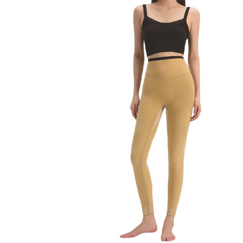 Thickened Women's Autumn/Winter Yoga Shark Pants: Hip-Lifting, Flesh-Covering Fit.
