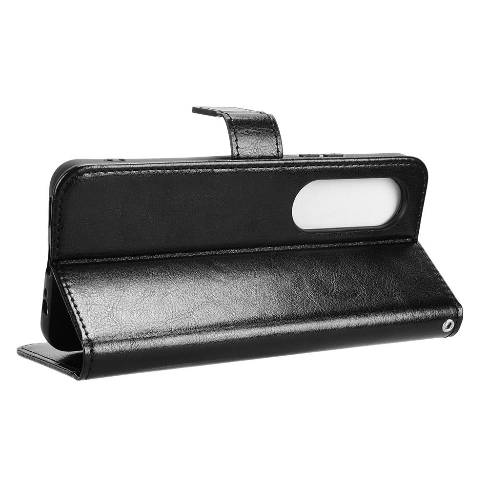 For itel S25 4G Case Crazy Horse Texture PU Leather Phone Wallet Cover
