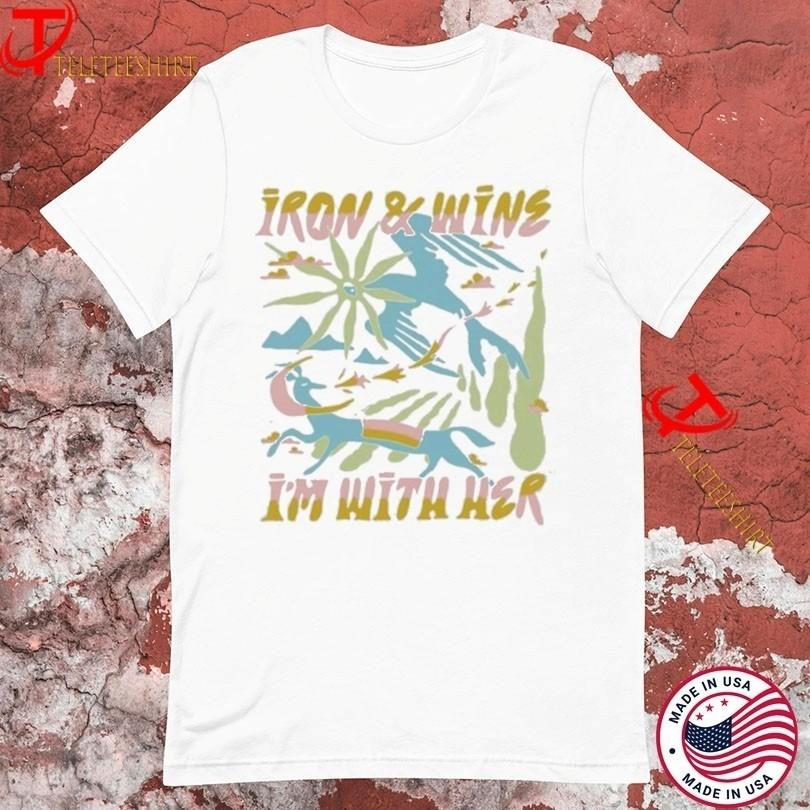 

Iron amp Wine I#039m With Her Short Sleeve White Colour S5XL Concert Shirt ZL543 Unisex T-Shirt XL