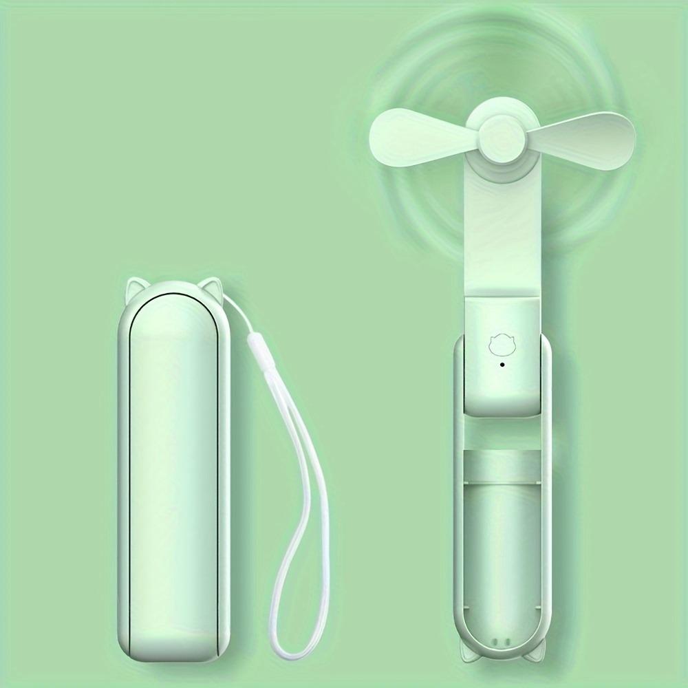 

Новая модель, ручной маленький вентилятор, портативная USB-зарядка, мини-электрический вентилятор с длительным временем работы, вентилятор 2-в-1 с функцией Power Bank