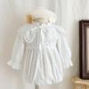 Spring & Autumn Baby Girls' Long Sleeve Footed Romper Bodysuit